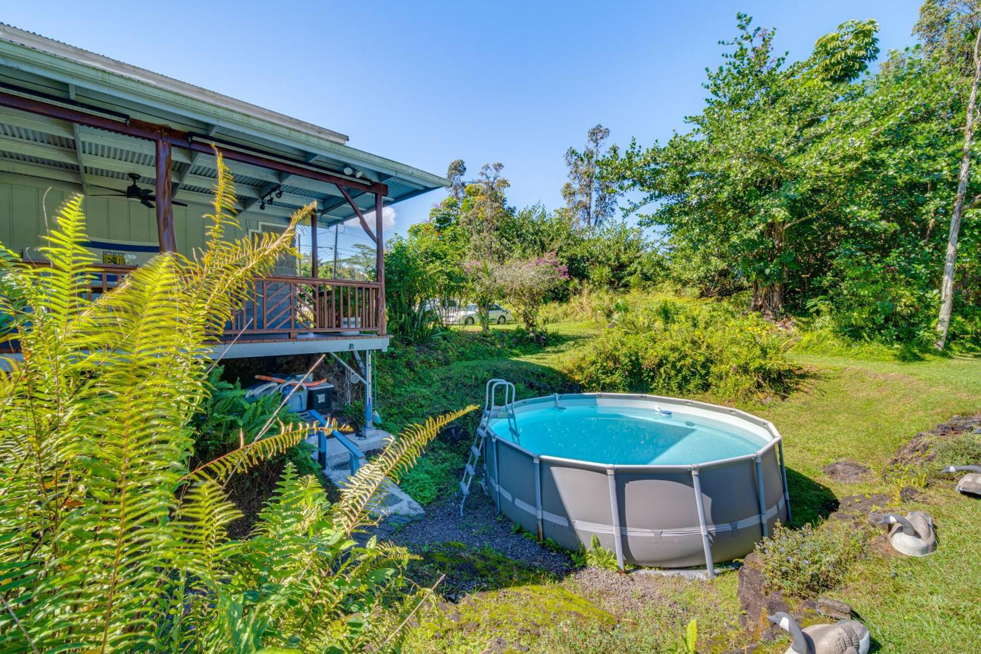Keaau Apartment On Beautiful Acre With Pool And Deck! Extérieur photo
