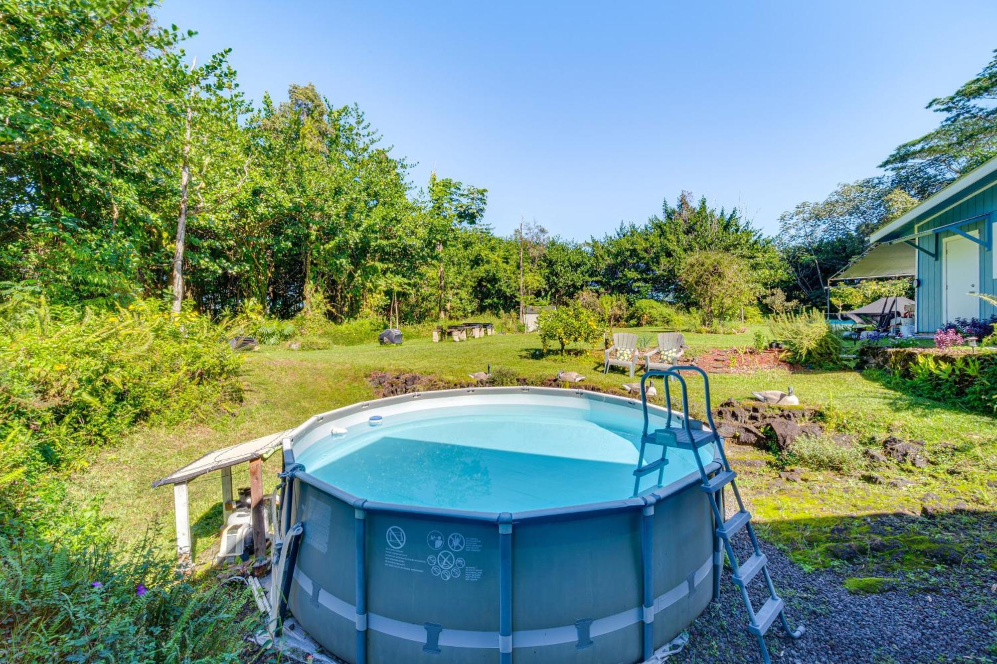 Keaau Apartment On Beautiful Acre With Pool And Deck! Extérieur photo